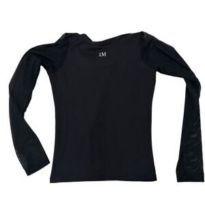 LISA MCKINNON Long Sleeve Top Sheer Sleeves Small